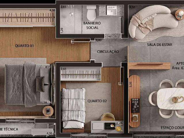 Apartamento para Venda em Cuiabá - 5